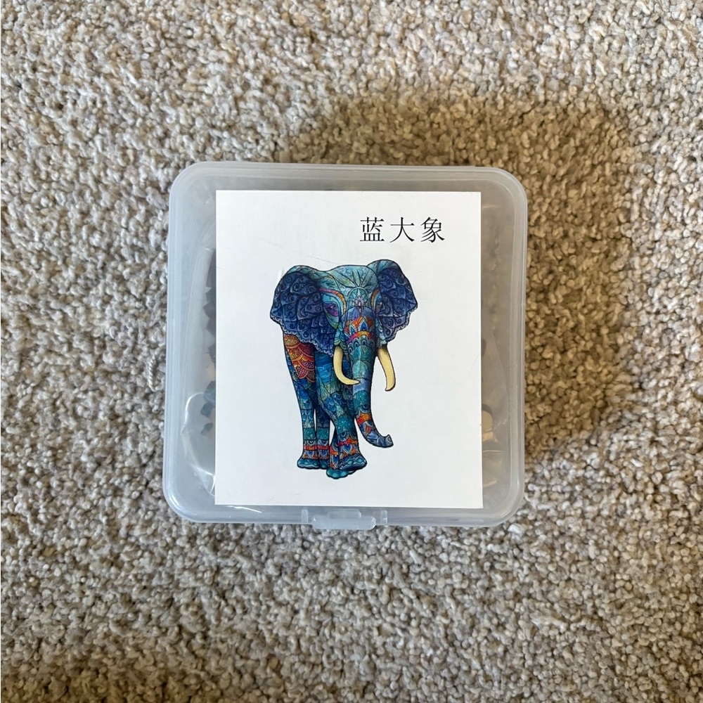Colorful Elephant Puzzle